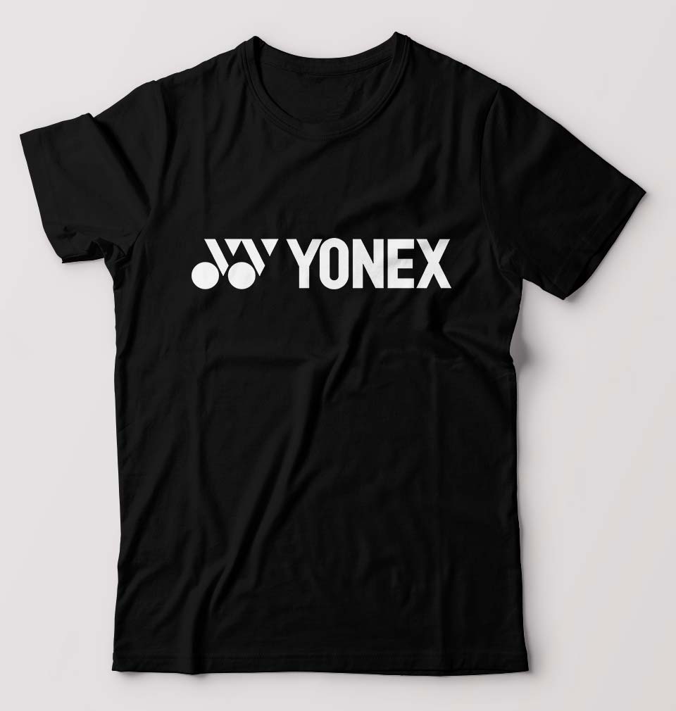 Yonex T-Shirt for Men-S(38 Inches)-Black-Ektarfa.online