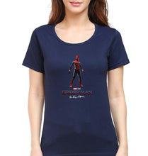 Load image into Gallery viewer, Spiderman Superhero T-Shirt for Women-Navy Blue-Ektarfa.online

