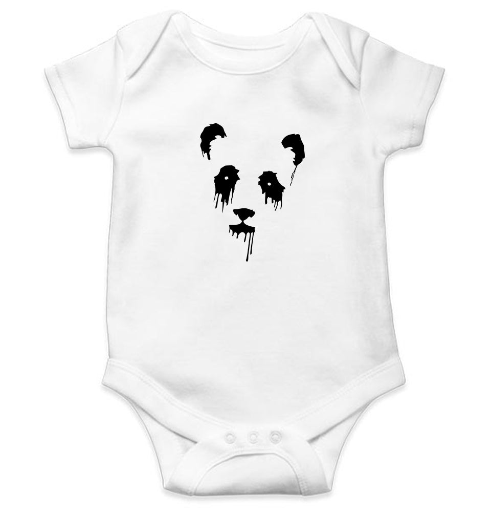 Panda Kids Romper For Baby Boy/Girl-0-5 Months(18 Inches)-White-Ektarfa.online