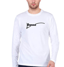 Load image into Gallery viewer, Ibanez Guitar Full Sleeves T-Shirt for Men-White-Ektarfa.online
