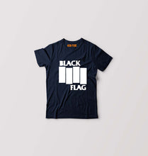 Load image into Gallery viewer, Black Flag Kids T-Shirt for Boy/Girl-Black-Ektarfa.online
