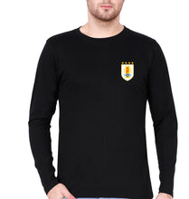Load image into Gallery viewer, Uruguay Football Full Sleeves T-Shirt for Men-Black-Ektarfa.online
