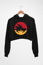 Load image into Gallery viewer, Dragon Ball Z Crop HOODIE FOR WOMEN-Black-Ektarfa.online
