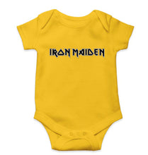 Load image into Gallery viewer, Iron Maiden Kids Romper For Baby Boy/Girl-0-5 Months(18 Inches)-Yellow-Ektarfa.online
