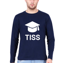 Load image into Gallery viewer, Tata Institute of Social Sciences (TISS) Full Sleeves T-Shirt for Men-Navy Blue-Ektarfa.online

