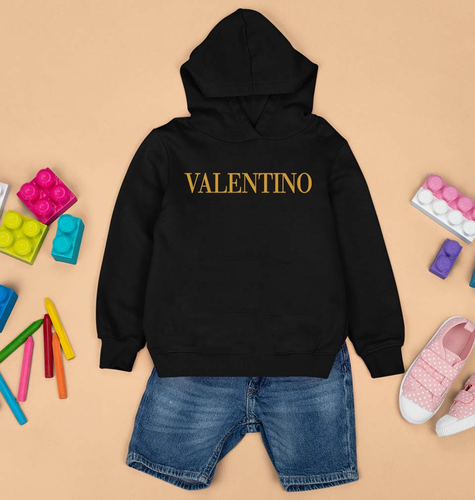 VALENTINO Kids Hoodie for Boy/Girl-0-1 Year(22 Inches)-Black-Ektarfa.online