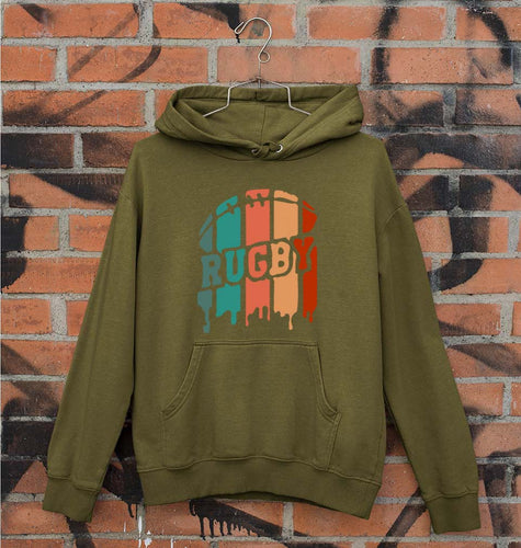 Rugby Unisex Hoodie for Men/Women-Olive Green-Ektarfa.online