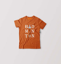 Load image into Gallery viewer, Badminton Kids T-Shirt for Boy/Girl-0-1 Year(20 Inches)-Orange-Ektarfa.online
