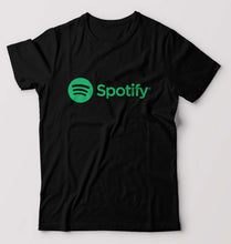 Load image into Gallery viewer, Spotify T-Shirt for Men-Black-Ektarfa.online
