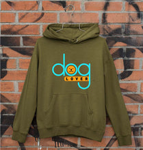 Load image into Gallery viewer, Dog Lover Unisex Hoodie for Men/Women-Olive Green-Ektarfa.online
