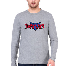 Load image into Gallery viewer, Swat Kats Full Sleeves T-Shirt for Men-S(38 Inches)-Grey Melange-Ektarfa.online
