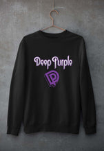 Load image into Gallery viewer, Deep Purple Unisex Sweatshirt for Men/Women-Black-Ektarfa.online
