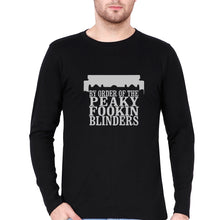 Load image into Gallery viewer, Peaky Blinders Full Sleeves T-Shirt for Men-Black-Ektarfa.online
