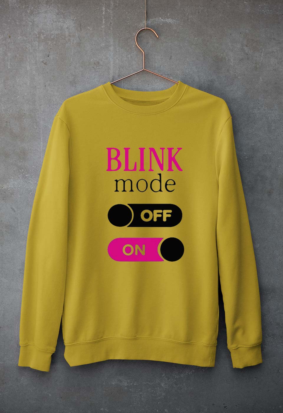 BLACKPINK Unisex Sweatshirt for Men/Women-Mustard Yellow-Ektarfa.online