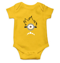 Load image into Gallery viewer, Evil Minion Kids Romper For Baby Boy/Girl-0-5 Months(18 Inches)-Yellow-Ektarfa.online
