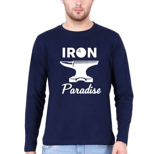 Iron Paradise Full Sleeves T-Shirt for Men-Navy Blue-Ektarfa.online