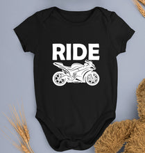 Load image into Gallery viewer, Ride Superbike Kids Romper For Baby Boy/Girl-0-5 Months(18 Inches)-Black-Ektarfa.online
