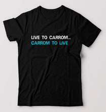 Load image into Gallery viewer, Carrom T-Shirt for Men-Black-Ektarfa.online
