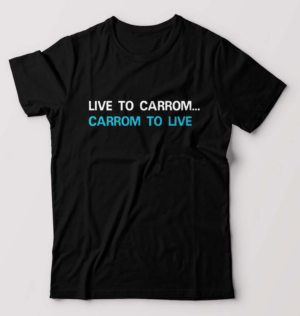 Carrom T-Shirt for Men-Black-Ektarfa.online