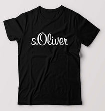 Load image into Gallery viewer, s.Oliver T-Shirt for Men-S(38 Inches)-Black-Ektarfa.online
