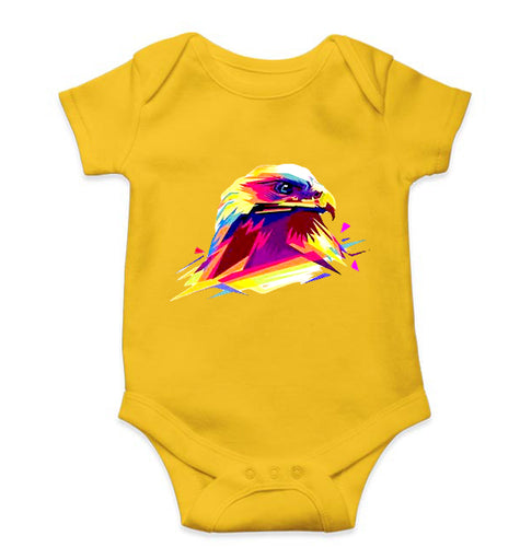 Eagle Kids Romper For Baby Boy/Girl-Yellow-Ektarfa.online