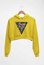 Load image into Gallery viewer, Tiger Crop HOODIE FOR WOMEN-Mustard Yellow-Ektarfa.online
