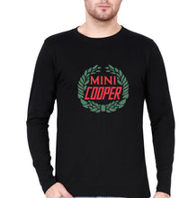 Load image into Gallery viewer, Mini Cooper Full Sleeves T-Shirt for Men-Black-Ektarfa.online
