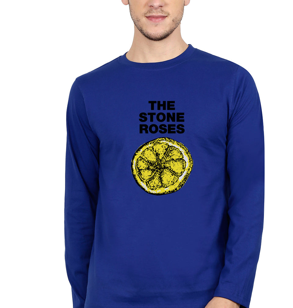 The Stone Roses Full Sleeves T-Shirt for Men-Royal Blue-Ektarfa.online