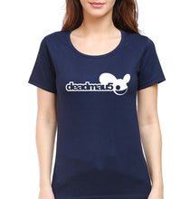 Load image into Gallery viewer, Deadmau5 T-Shirt for Women-Navy Blue-Ektarfa.online
