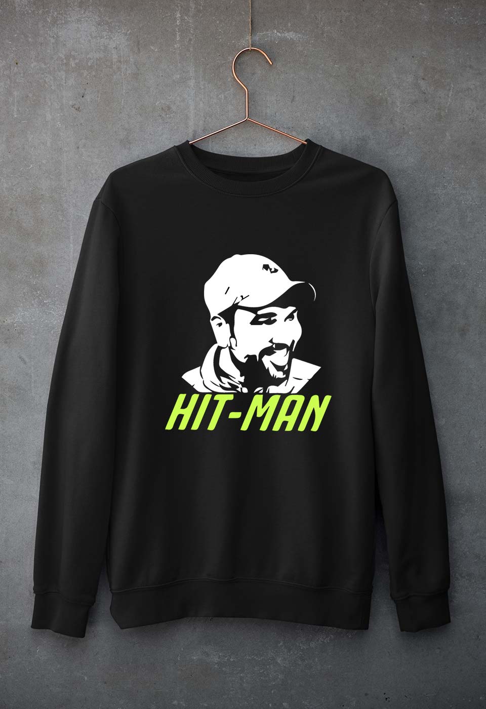 Rohit Sharma Unisex Sweatshirt for Men/Women-Black-Ektarfa.online