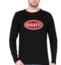 Load image into Gallery viewer, Bugatti Full Sleeves T-Shirt for Men-Black-Ektarfa.online
