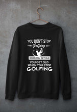 Load image into Gallery viewer, Golf Unisex Sweatshirt for Men/Women-Black-Ektarfa.online
