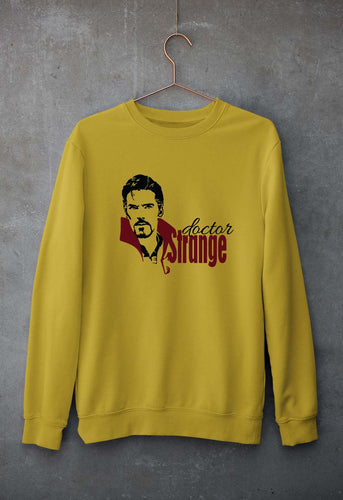 Doctor Strange Superhero Unisex Sweatshirt for Men/Women-Mustard Yellow-Ektarfa.online