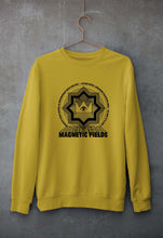 Load image into Gallery viewer, Magnetic fields Unisex Sweatshirt for Men/Women-S(40 Inches)-Mustard Yellow-Ektarfa.online
