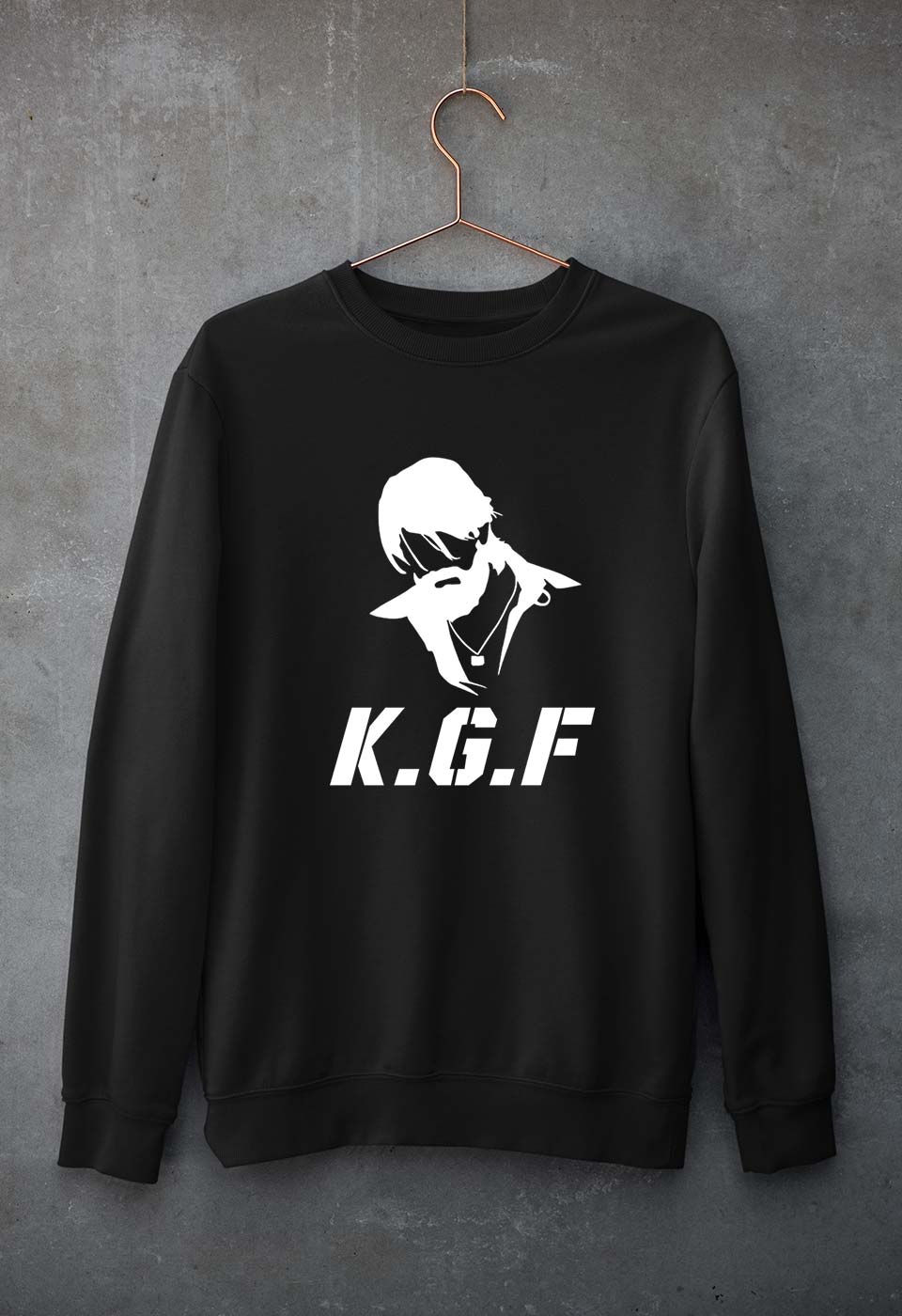 KGF Unisex Sweatshirt for Men/Women-Black-Ektarfa.online