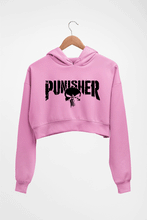 Load image into Gallery viewer, Punisher Crop HOODIE FOR WOMEN
