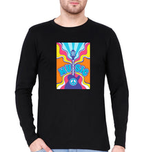 Load image into Gallery viewer, Psychedelic Full Sleeves T-Shirt for Men-Black-Ektarfa.online
