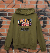 Load image into Gallery viewer, One Piece Unisex Hoodie for Men/Women-S(40 Inches)-Olive Green-Ektarfa.online
