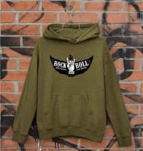 Load image into Gallery viewer, Rock &amp; Roll Unisex Hoodie for Men/Women-S(40 Inches)-Olive Green-Ektarfa.online

