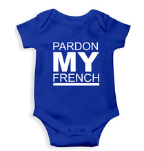 Load image into Gallery viewer, Pardon My French Kids Romper For Baby Boy/Girl-Royal Blue-Ektarfa.online
