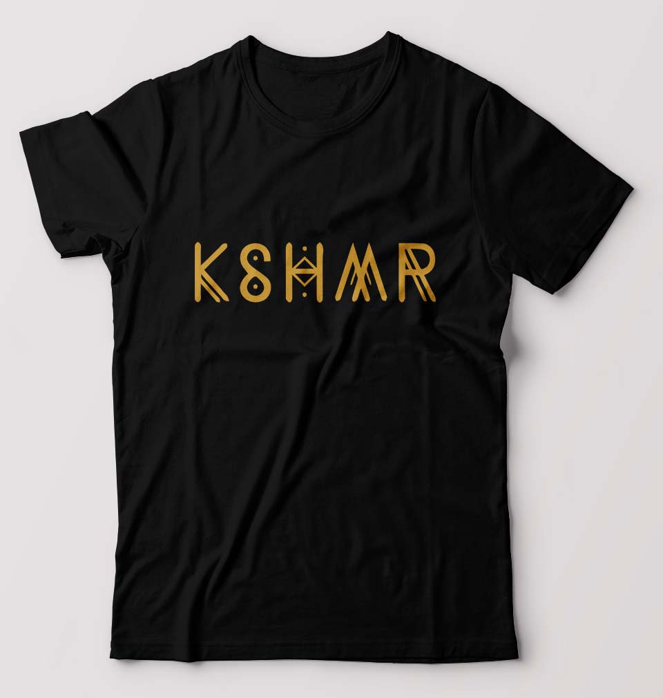 KSHMR T-Shirt for Men-S(38 Inches)-Black-Ektarfa.online