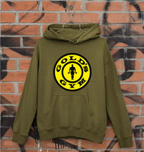 Load image into Gallery viewer, Gold&#39;s Gym Unisex Hoodie for Men/Women-S(40 Inches)-Olive Green-Ektarfa.online
