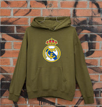 Load image into Gallery viewer, Real Madrid Unisex Hoodie for Men/Women-S(40 Inches)-Olive Green-Ektarfa.online
