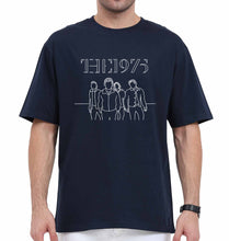 Load image into Gallery viewer, The 1975 Oversized T-Shirt for Men-Navy Blue-Ektarfa.online

