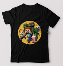 Load image into Gallery viewer, Minecraft T-Shirt for Men-Black-Ektarfa.online
