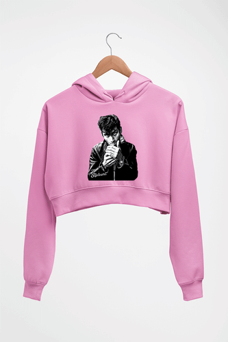 Arctic Monkeys Crop HOODIE FOR WOMEN-Light Baby Pink-Ektarfa.online