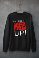 Load image into Gallery viewer, Fuck Unisex Sweatshirt for Men/Women-Black-Ektarfa.online

