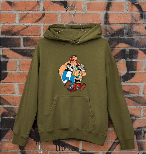 Asterix Unisex Hoodie for Men/Women-Olive Green-Ektarfa.online