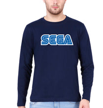 Load image into Gallery viewer, Sega Full Sleeves T-Shirt for Men-Navy Blue-Ektarfa.online
