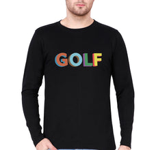Load image into Gallery viewer, Golf Full Sleeves T-Shirt for Men-Black-Ektarfa.online
